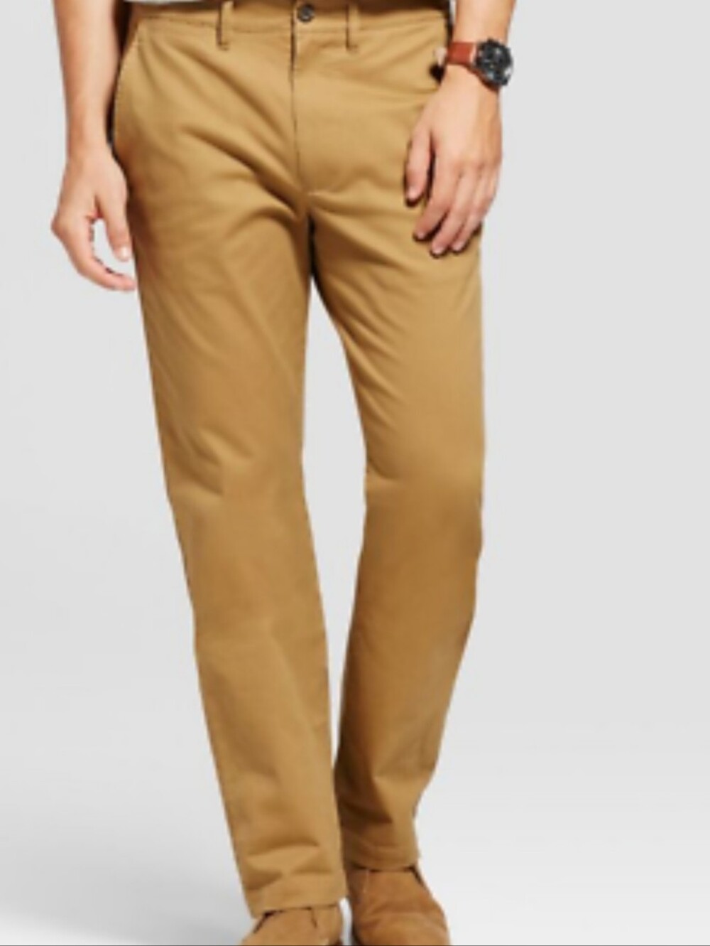 Duck Head Men's Tan Straight-Leg Chinos